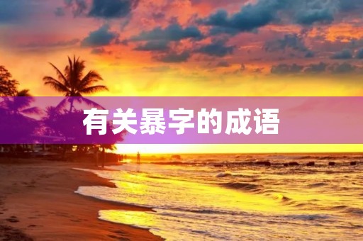 有关暴字的成语 有关暴字的成语