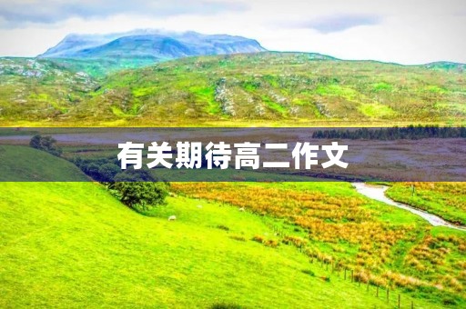 有关期待高二作文 有关期待高二作文