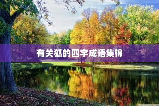 有关狐的四字成语集锦