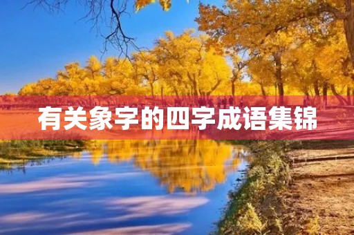 有关象字的四字成语集锦