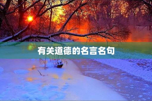 有关道德的名言名句,有关道德的名言名句孟子 有关道德的名言名句,有关道德的名言名句孟子
