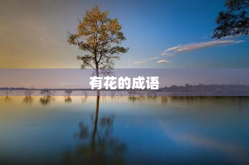 有花的成语
