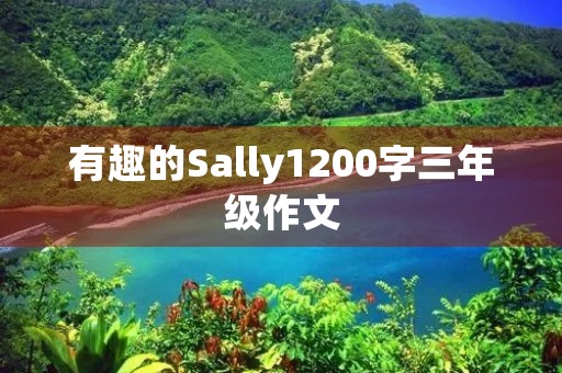 有趣的Sally1200字三年级作文