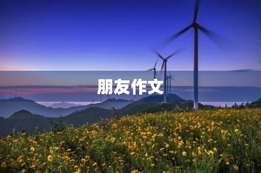 朋友作文