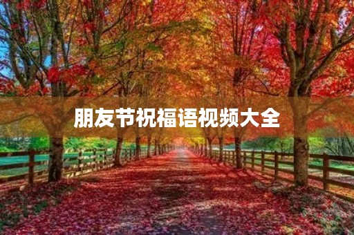 朋友节祝福语视频大全(最令人舒心的祝福语)
