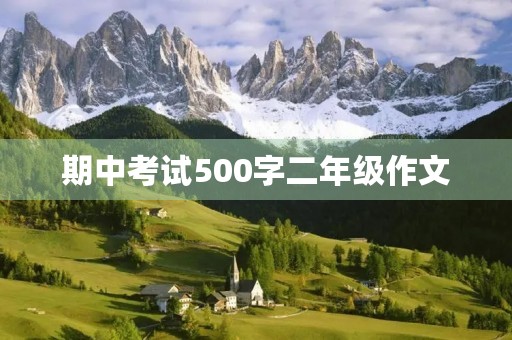 期中考试500字二年级作文