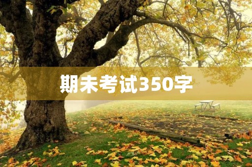 期未考试350字