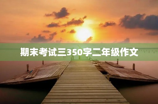 期末考试三350字二年级作文