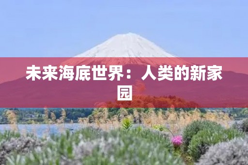 未来海底世界：人类的新家园