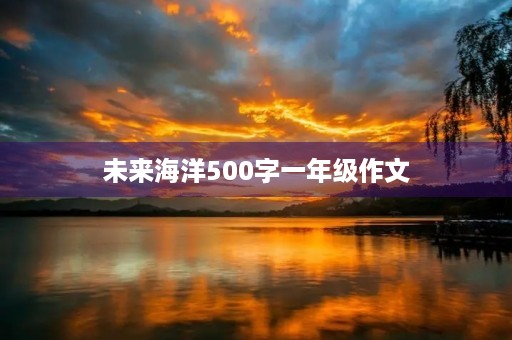 未来海洋500字一年级作文