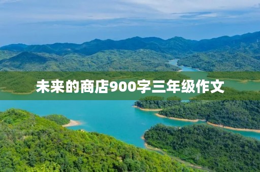 未来的商店900字三年级作文 未来的商店900字三年级作文