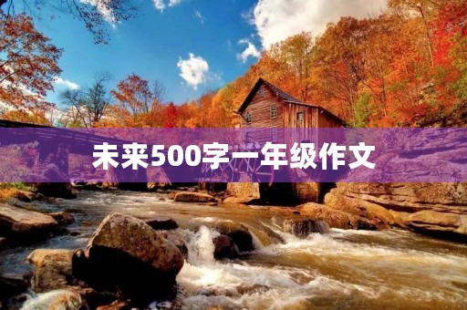 未来500字一年级作文