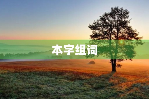 本字组词(本组词语)
