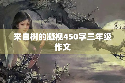 来自树的凝视450字三年级作文 来自树的凝视450字三年级作文