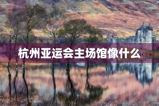 杭州亚运会主场馆像什么(2022年杭州亚运会主场馆的形状像什么)