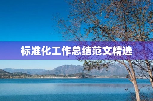 标准化工作总结范文精选