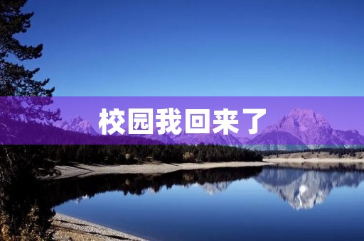 校园我回来了 校园我回来了