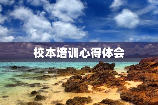 校本培训心得体会