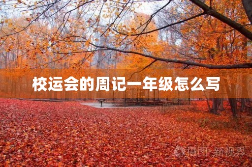 校运会的周记一年级怎么写