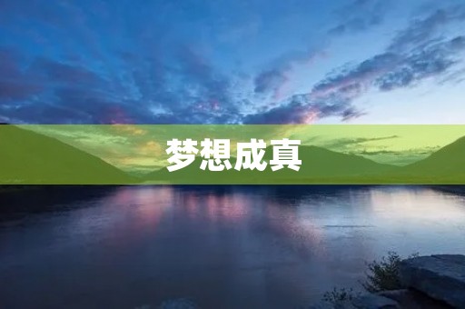 梦想成真