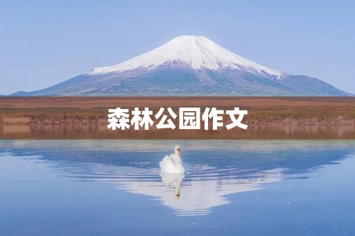 森林公园作文 森林公园作文