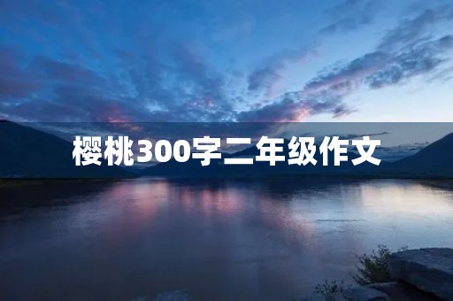 樱桃300字二年级作文