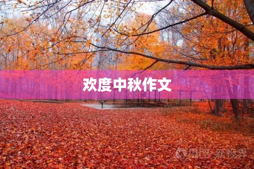欢度中秋作文