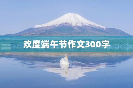欢度端午节作文300字 欢度端午节作文300字