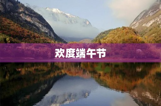 欢度端午节