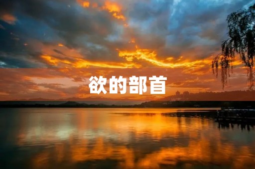 欲的部首(欲的部首) 欲的部首(欲的部首)