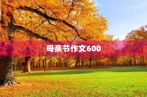 母亲节作文600