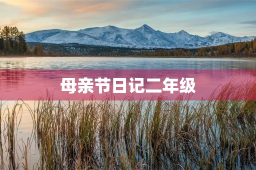 母亲节日记二年级