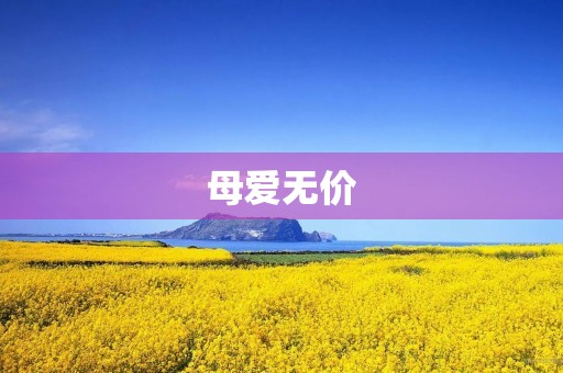 母爱无价,感恩母亲 母爱无价,感恩母亲