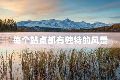 每个站点都有独特的风景 每个站点都有独特的风景