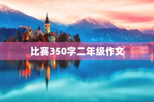 比赛350字二年级作文