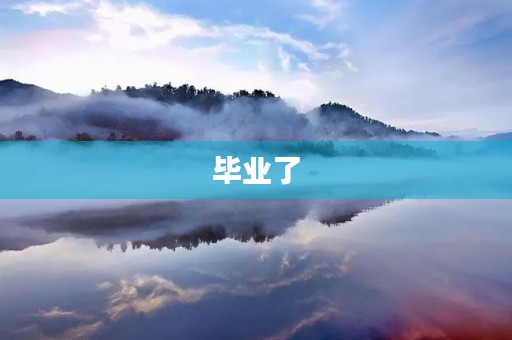 毕业了，我该怎么办？
