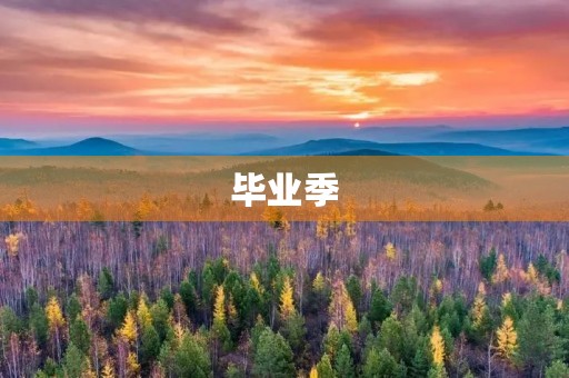 毕业季，我与未来的约定