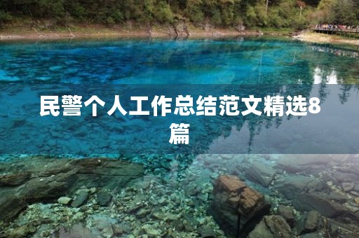 民警个人工作总结范文精选8篇 民警个人工作总结范文精选8篇