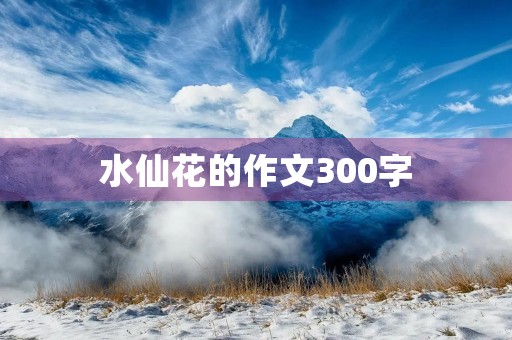 水仙花的作文300字 水仙花的作文300字