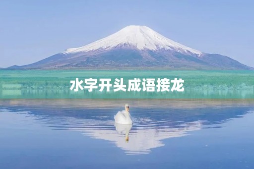 水字开头成语接龙