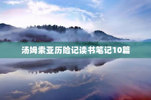 汤姆索亚历险记读书笔记10篇