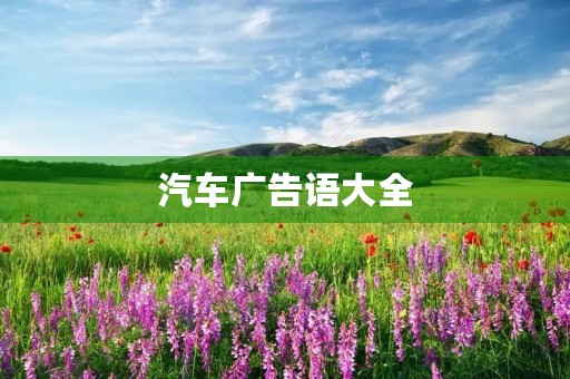 汽车广告语大全，内地广告东风标致