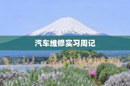 汽车维修实习周记 汽车维修实习周记