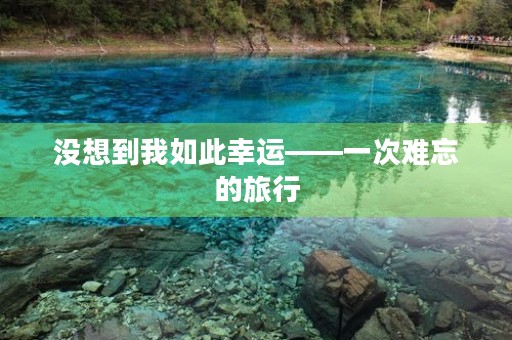 没想到我如此幸运——一次难忘的旅行