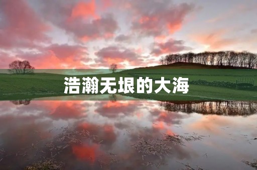 浩瀚无垠的大海 浩瀚无垠的大海