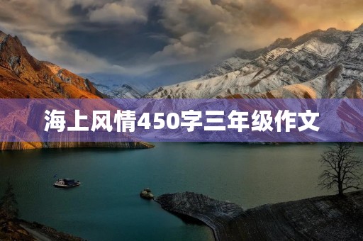 海上风情450字三年级作文