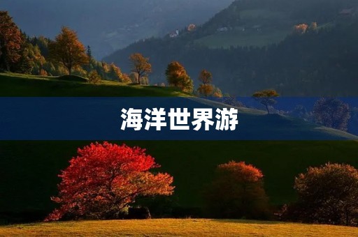 海洋世界游 海洋世界游