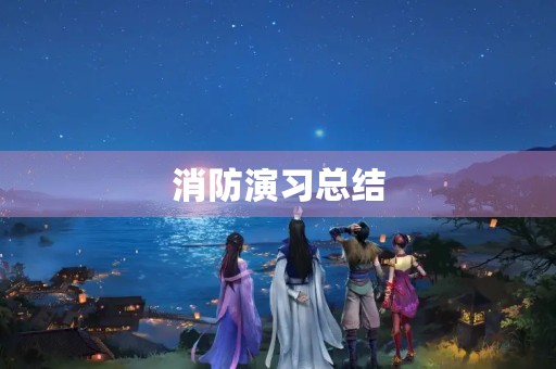 消防演习总结