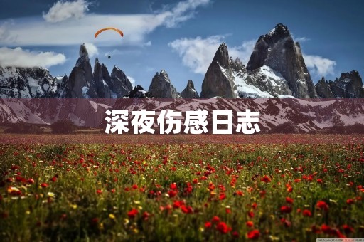深夜伤感日志，情感天地里的独白