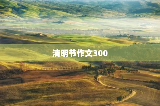 清明节作文300 清明节作文300